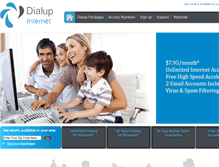 Tablet Screenshot of dialup-internet.com